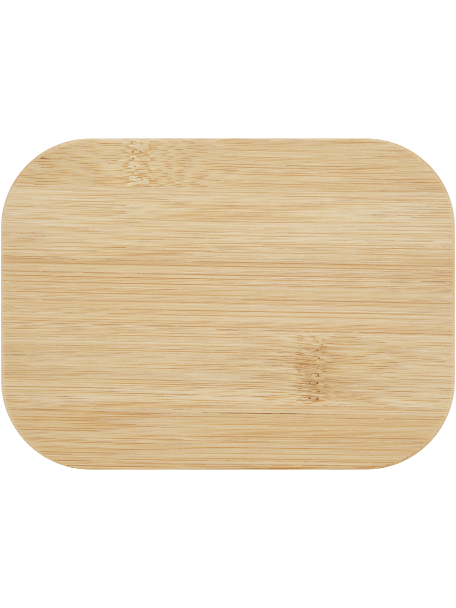 Glass Canister With Bamboo Lid 10x15cm