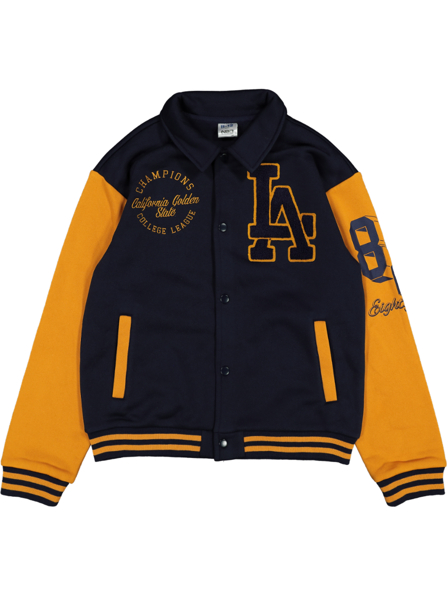 Navy College Jacket