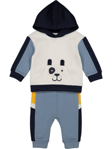 Colour Block Panda Tracksuit
