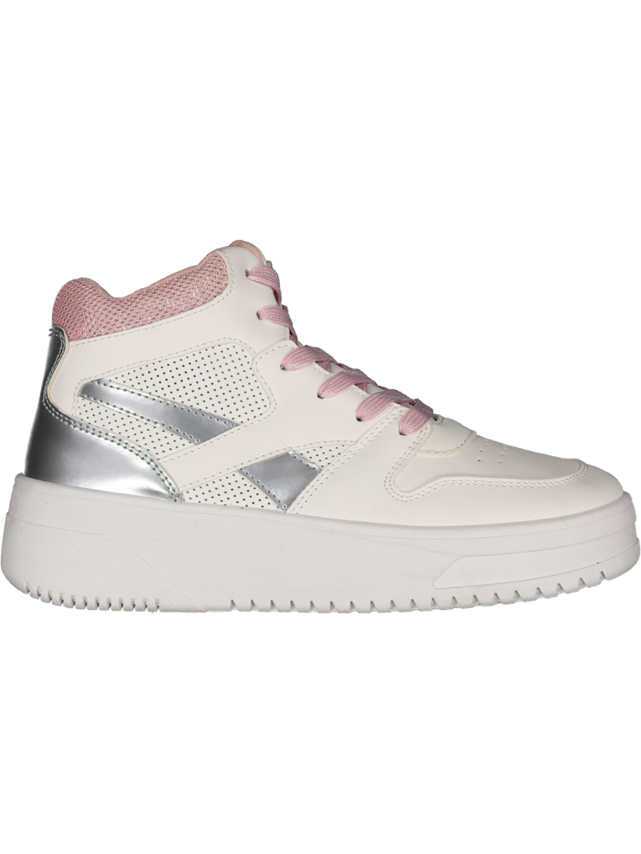 High Top Cream Sneaker
