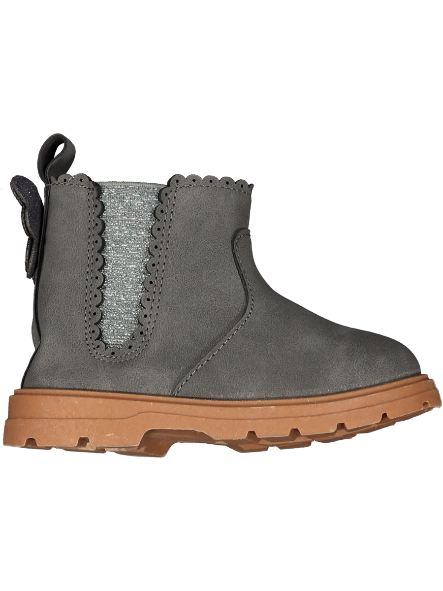 Grey Chelsea Zip Bootie
