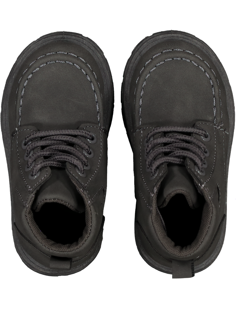 Grey Lace Up Boot
