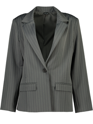 Grey Stripe Smart Jacket