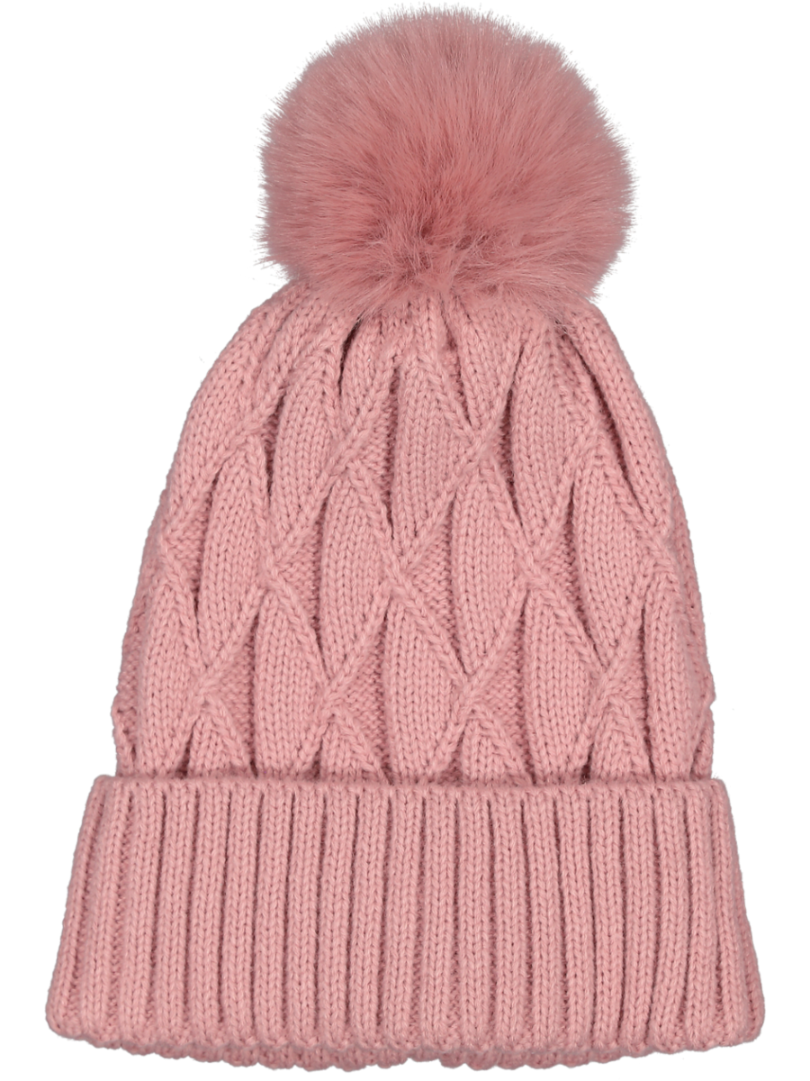 Multi Colour Knit Pom Pom Beanie