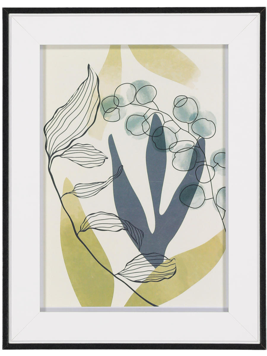 Med Black And White Frame