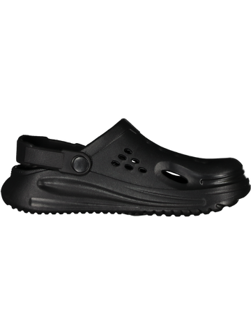 Black Moulded Sandals