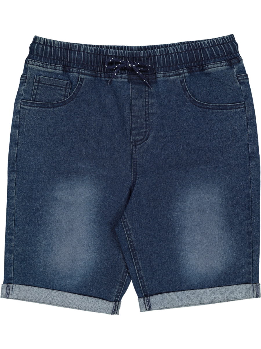 Mid Wash Denim Shorts
