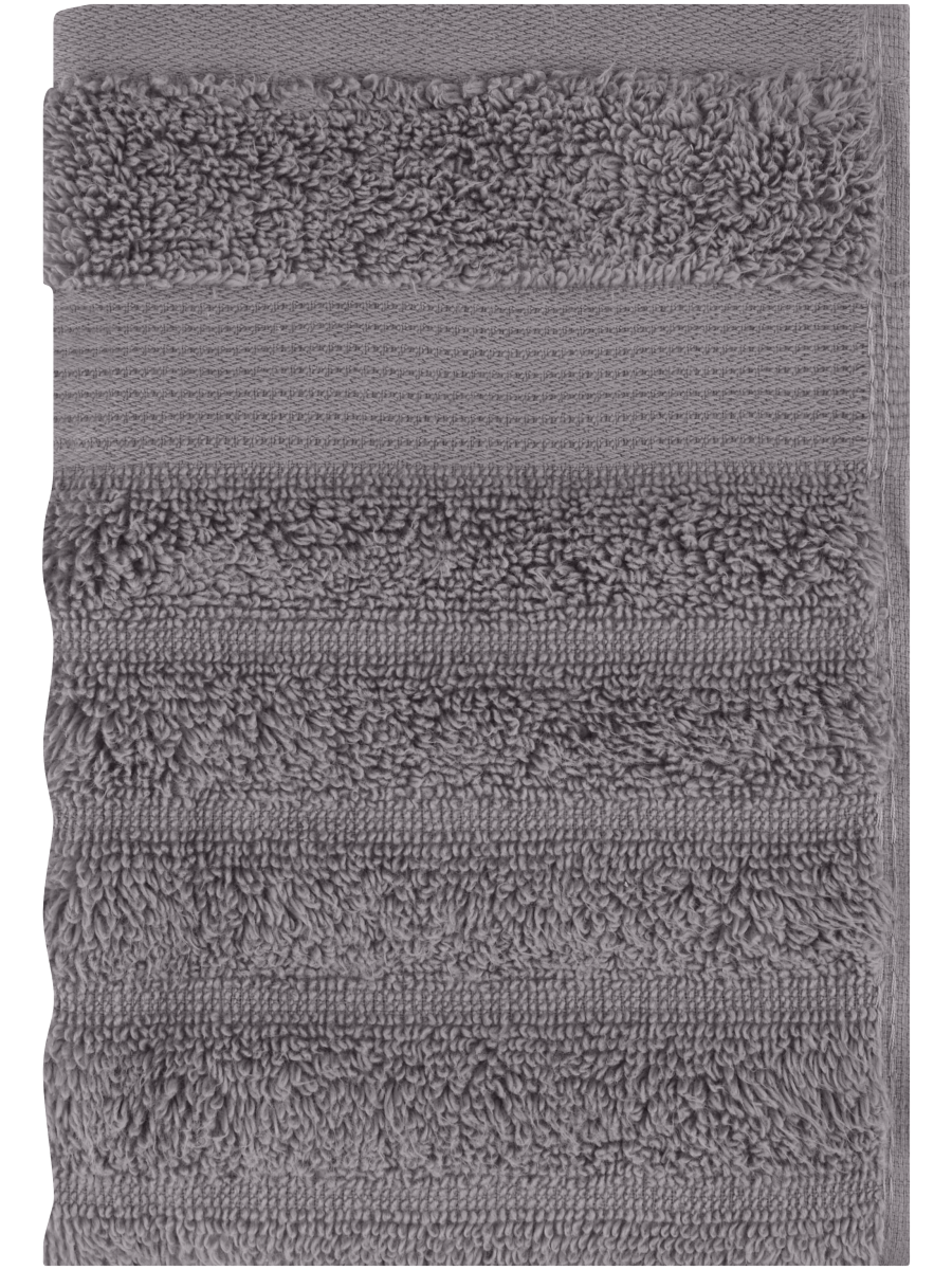 Ripple Zero Twist Long Face Cloth Charcoal