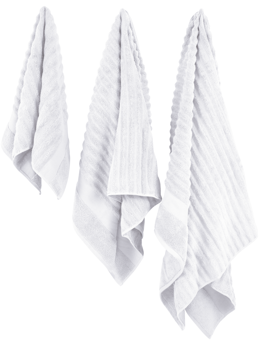 White Wave Bath Towel