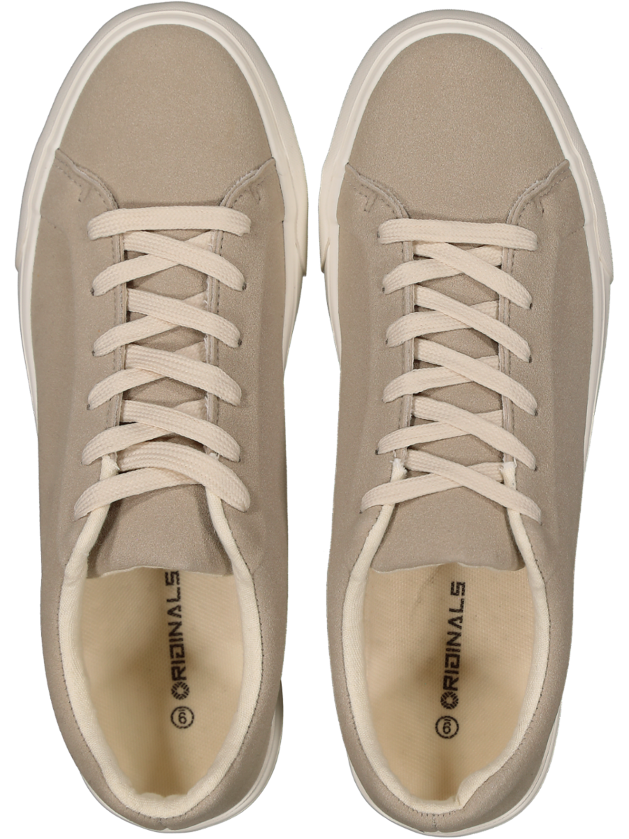 Natural Colour Lace Up Sneakers (2)