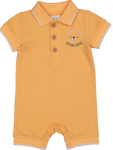 Orange Fancy Romper