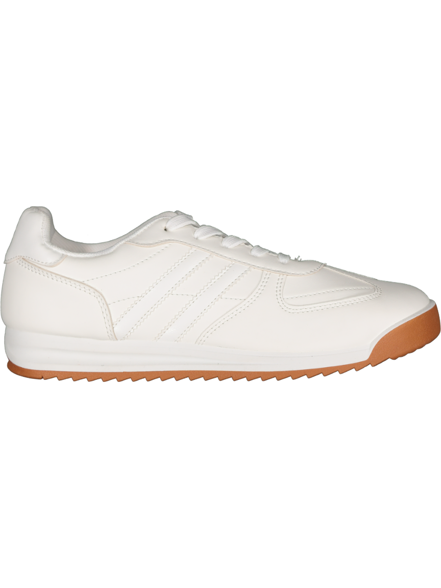 White Lace Up Sneakers