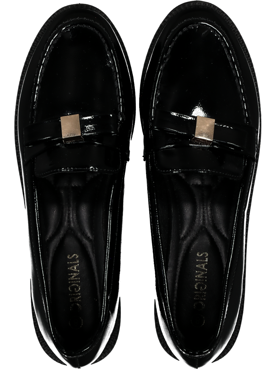 Black Fancy Loafers