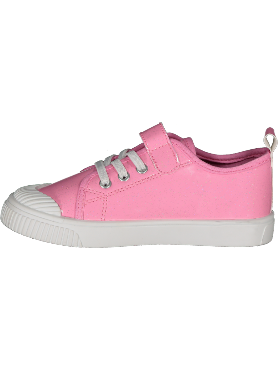 Pink Low Top Basic Sneakers (1)