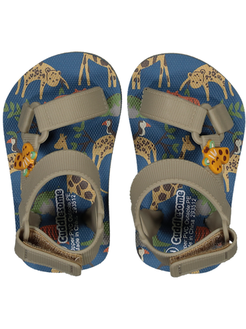 Jungle Print Adventure Sandals