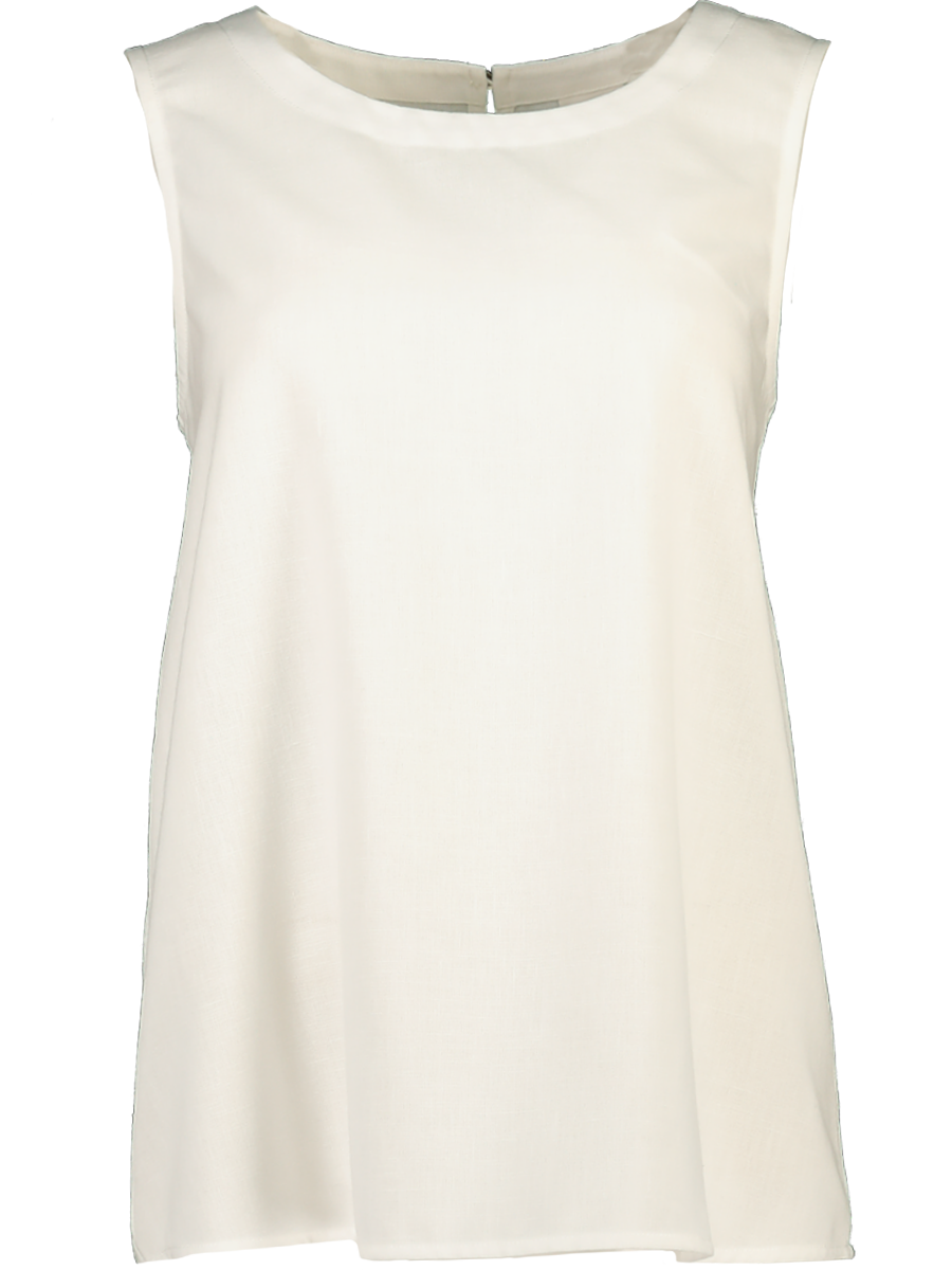 White Woven Fashion Vest