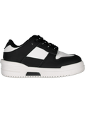 Black And White Low-Top Sneakers
