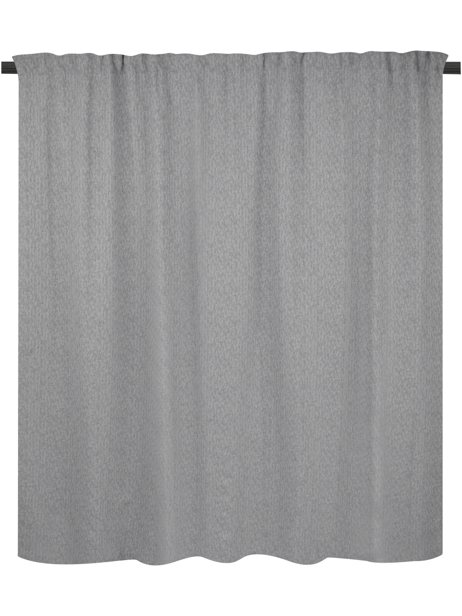 Macro Linen Wide Taped Unlined Curtain