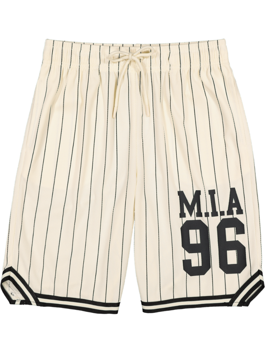 Striped Baseball Shorts