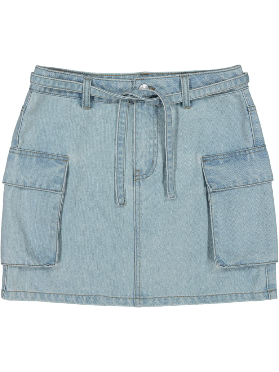 スカート andwang denim cargo mini skirt ANDWANG denim cargo mini skirt