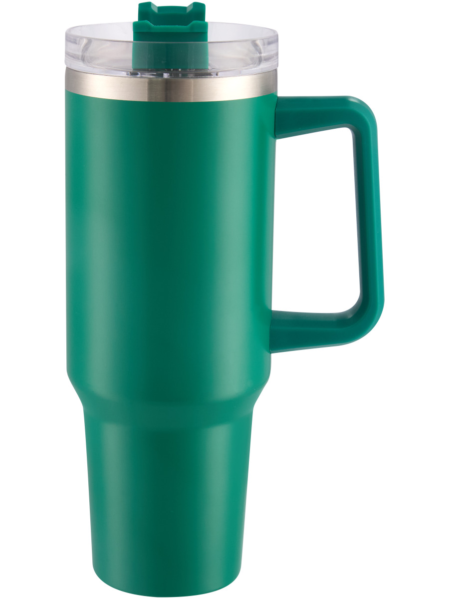 1.18L Stainless Steel Drinking Bottle Green