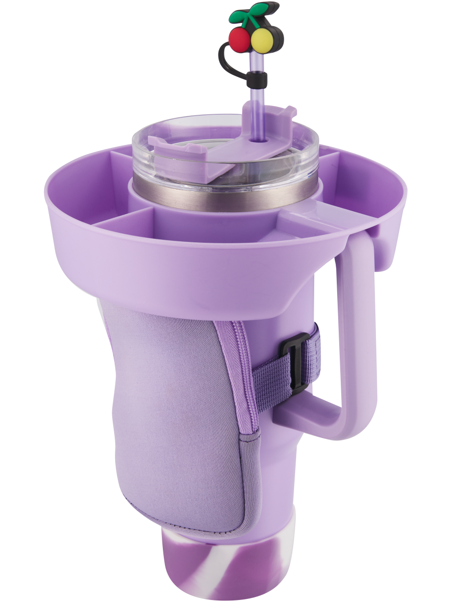 Lilac Silicon Bottle Holder