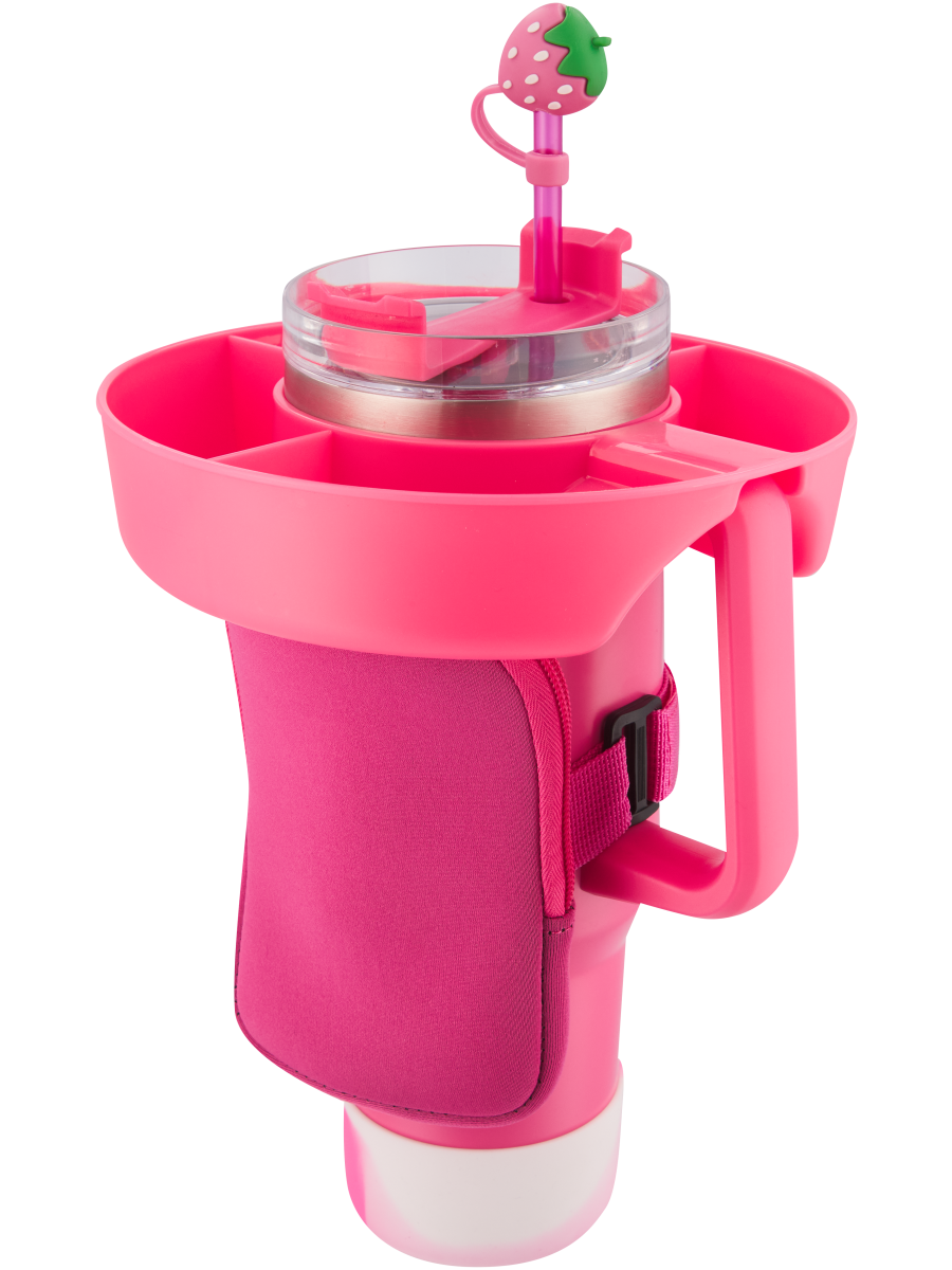 Pink Silicone Bottle Holder