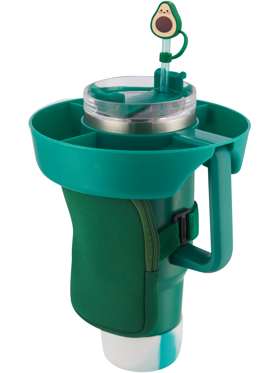 Green Bottle Snack Tray
