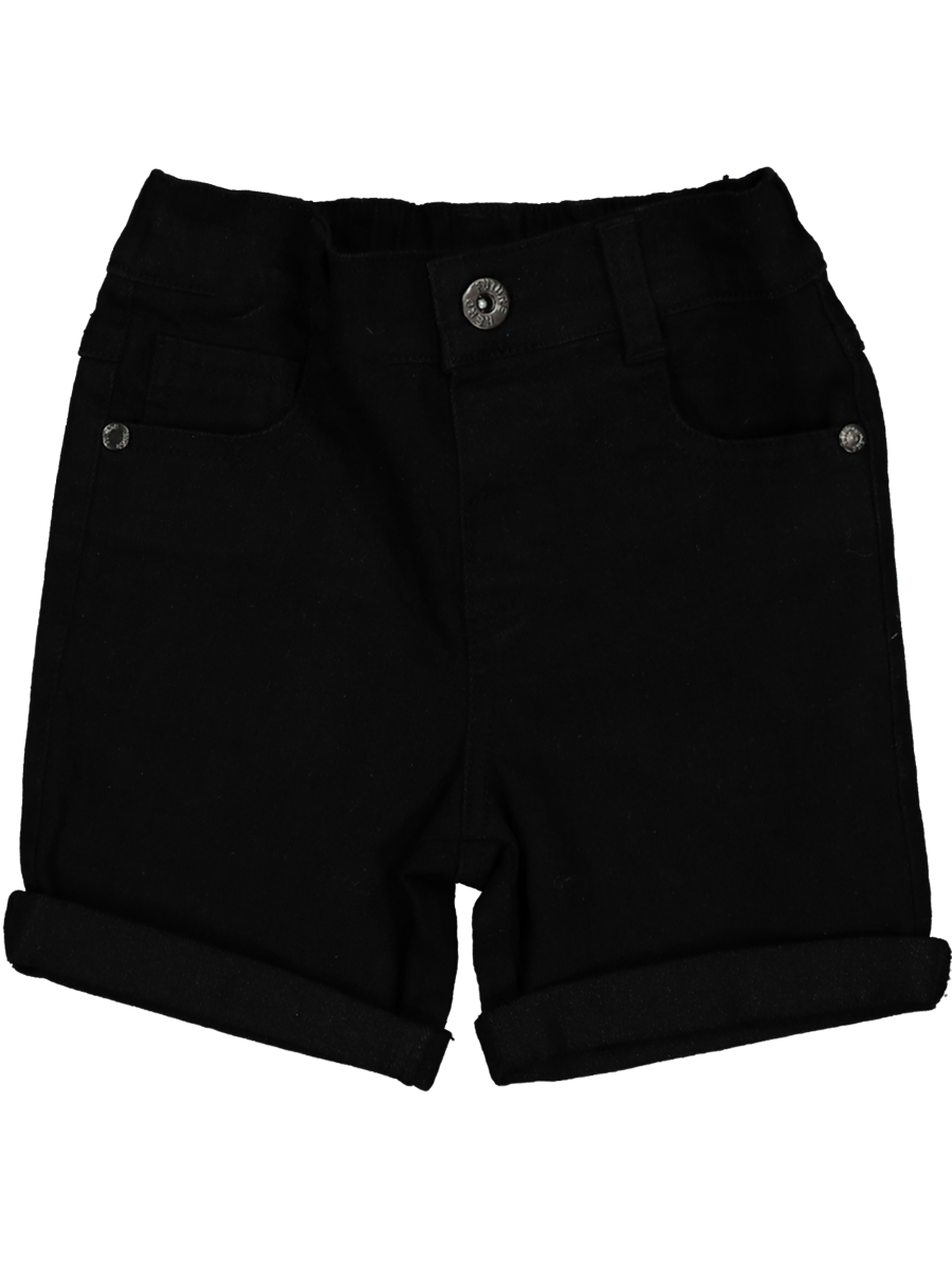 Black Denim Shorts