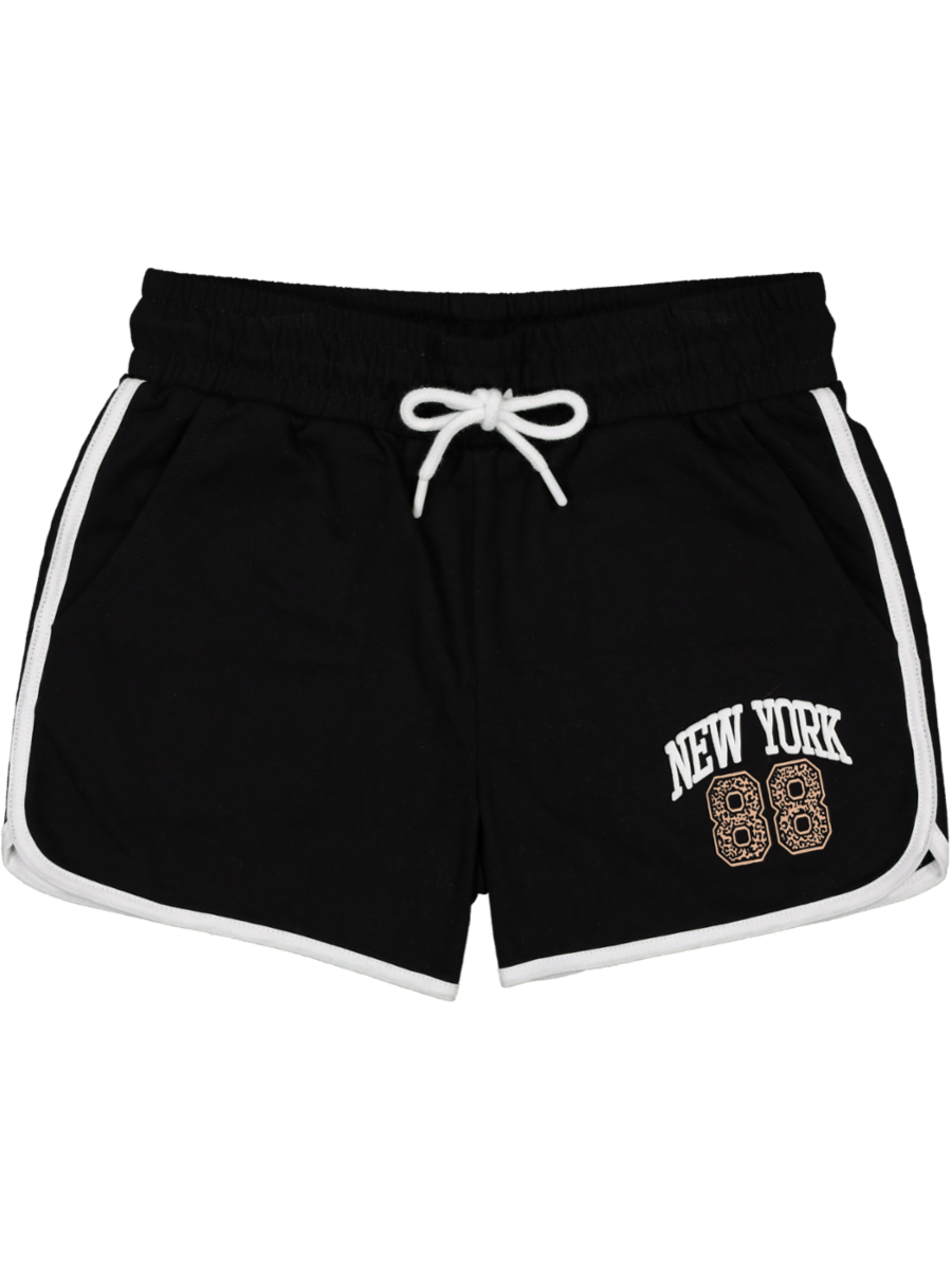 Black And White Knit Shorts