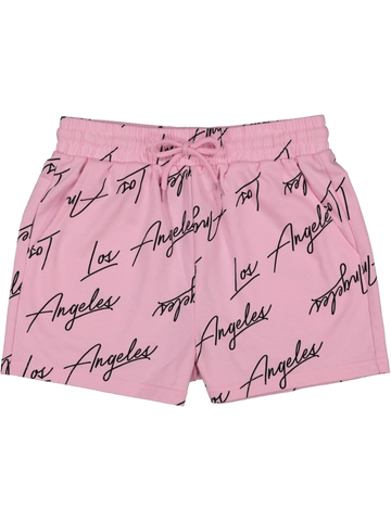 Pink Knit Shorts