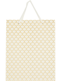 Textured Gold Pattern Or Palm Trees Gift Bag