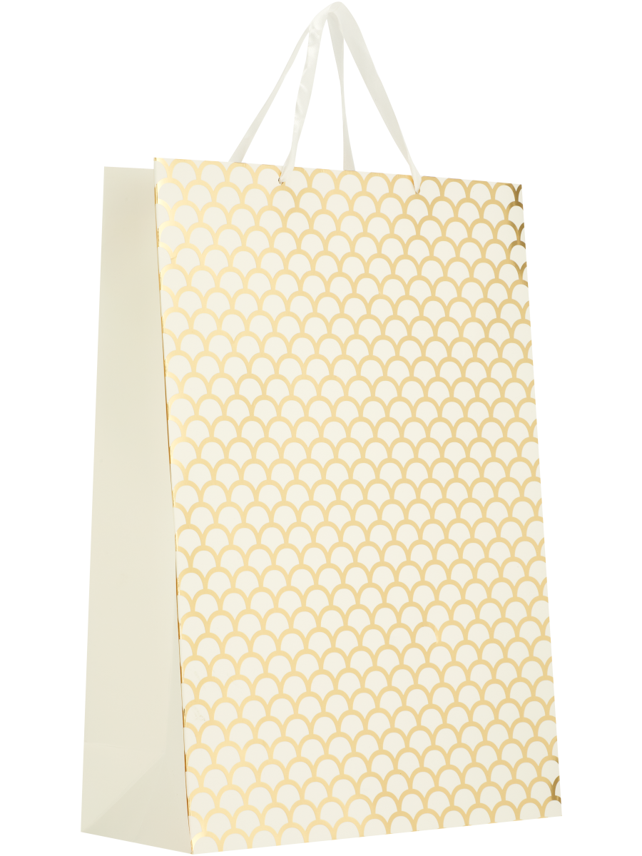 Textured Gold Pattern Or Palm Trees Gift Bag (3)