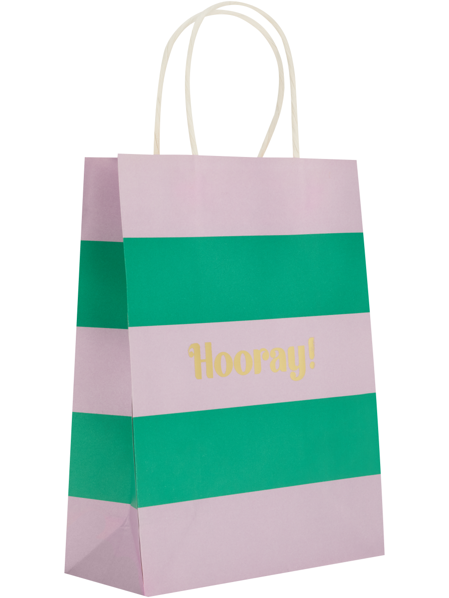 Assorted Hooray Paper Gift Bags (3)