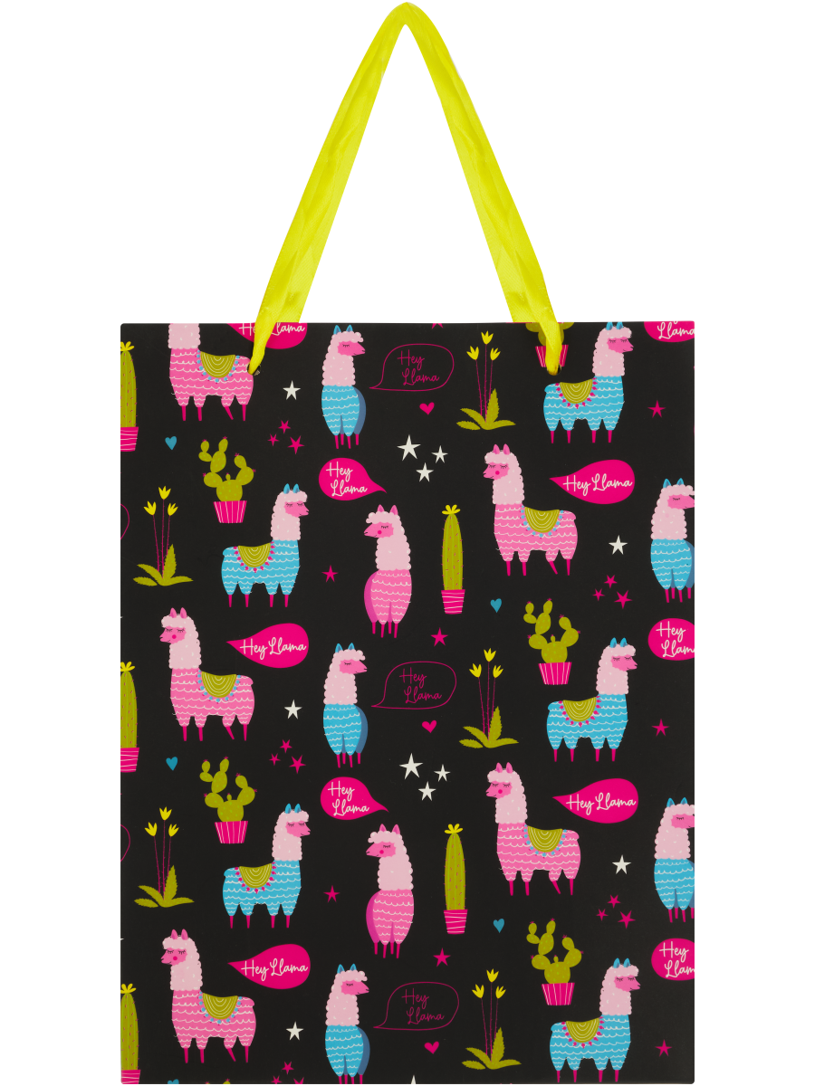 Reptile Or Alpaca Medium Gift Bag (Design/Colour may vary)