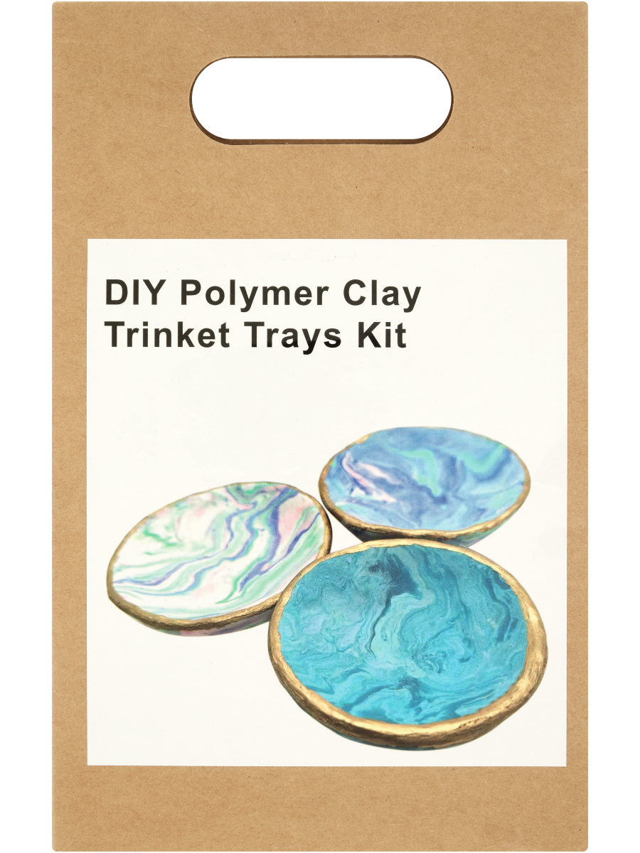 Diy Polymer Clay Trinket Trays Kit