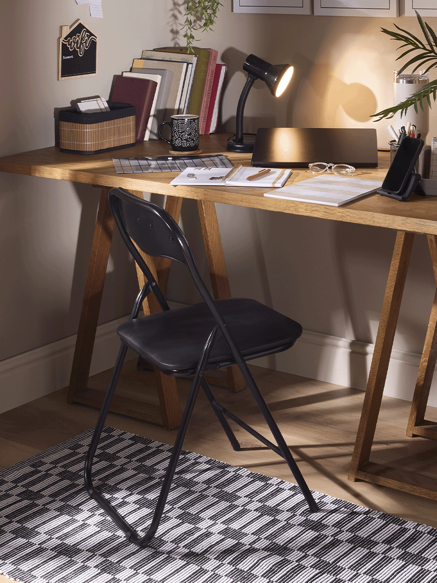 Black Flip Chair