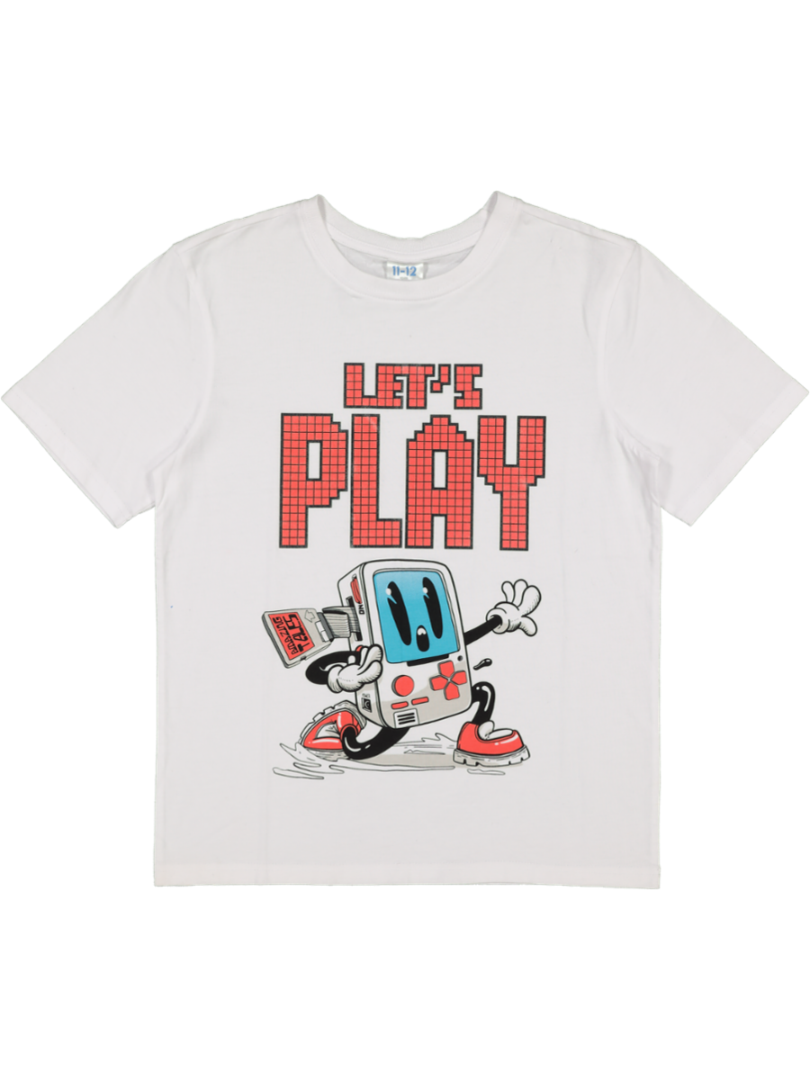 White Graphic T-Shirt