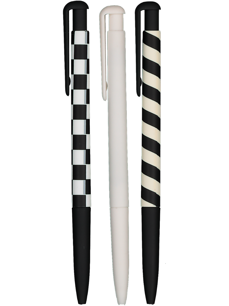 Black And White 3 Pack Pens