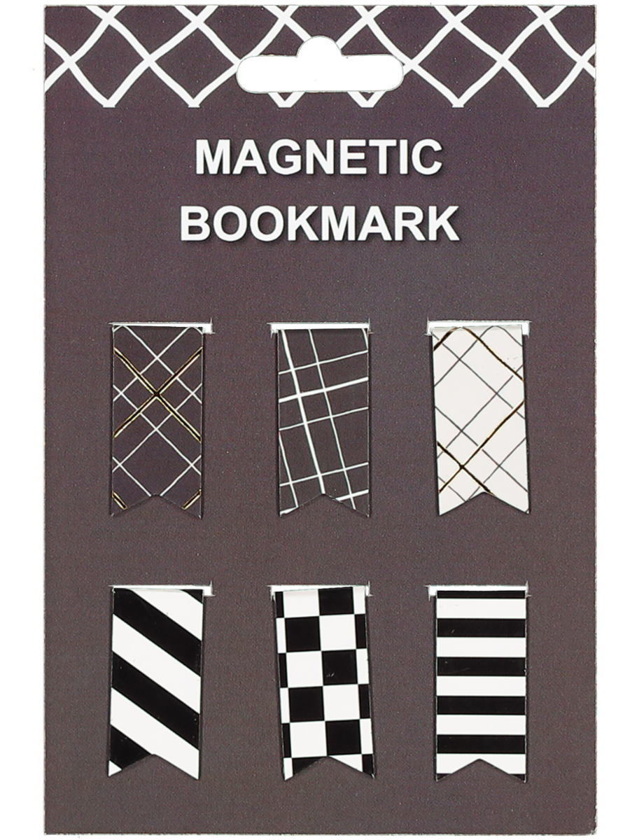 6 Piece Magnetic Bookmarks Set
