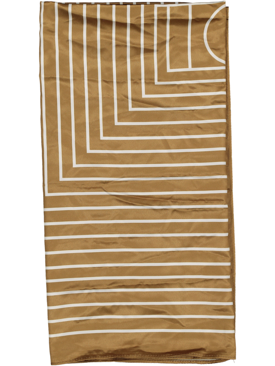Check Square Satin Scarves