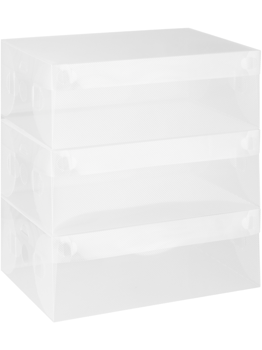 Shoe Box Storage 3 Piece