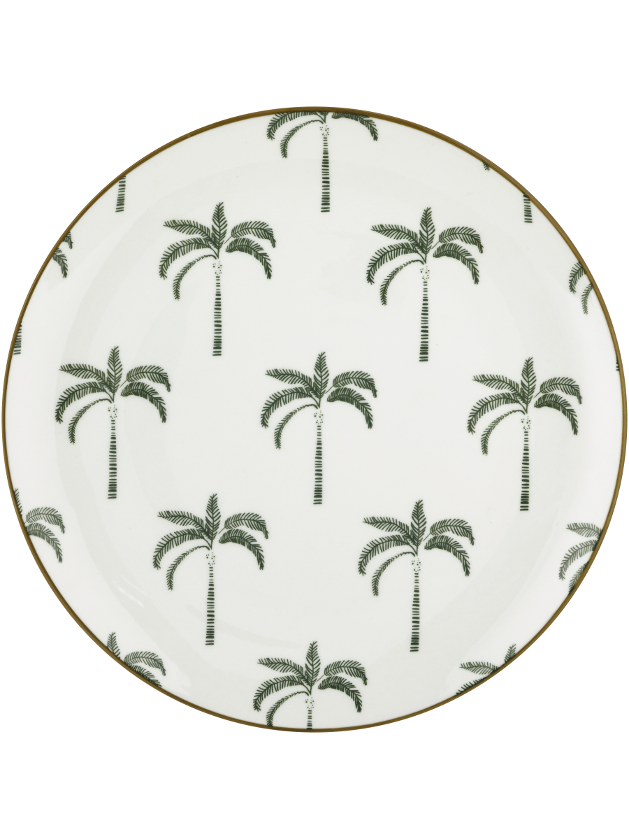 Palm Tree Dinner Plate