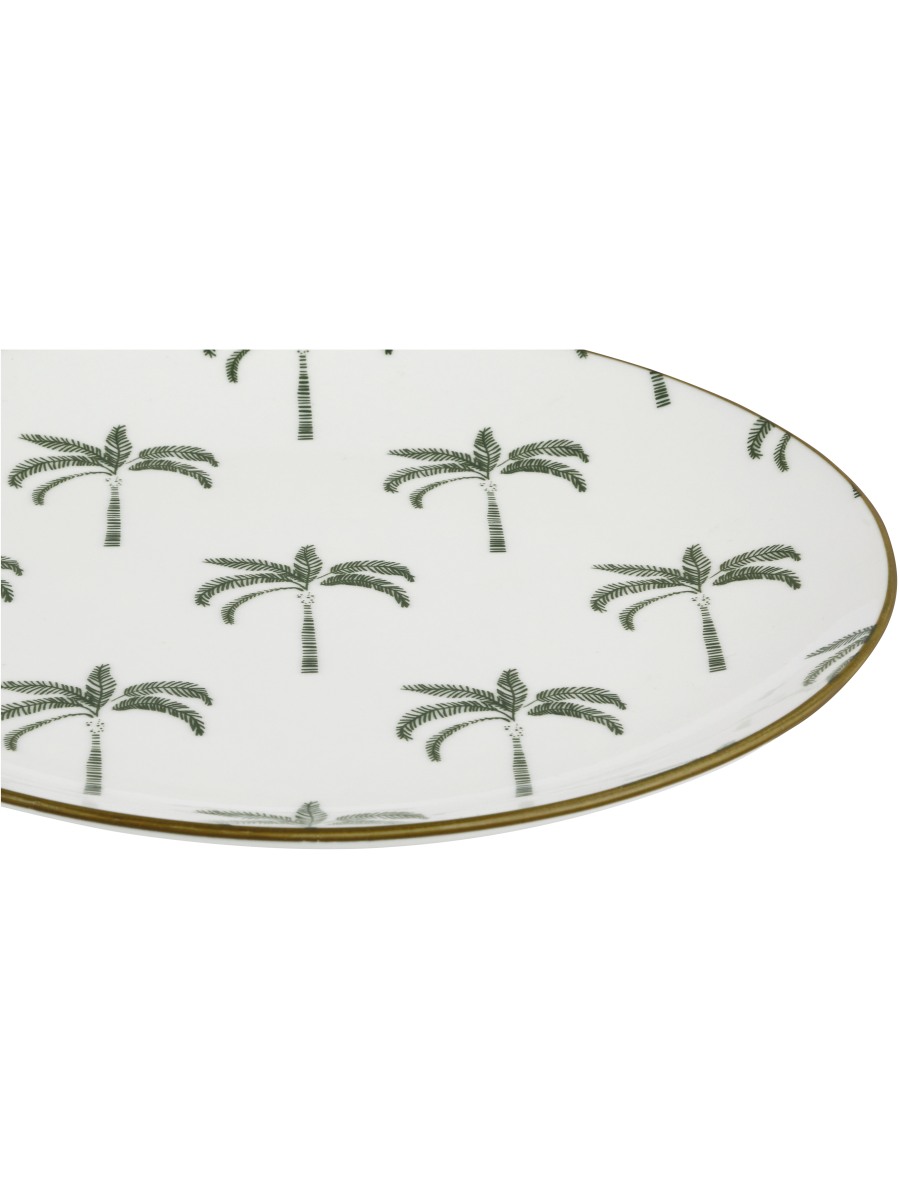 Palm Tree Dinner Plate