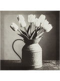 Black and Blue Tulip Canvas