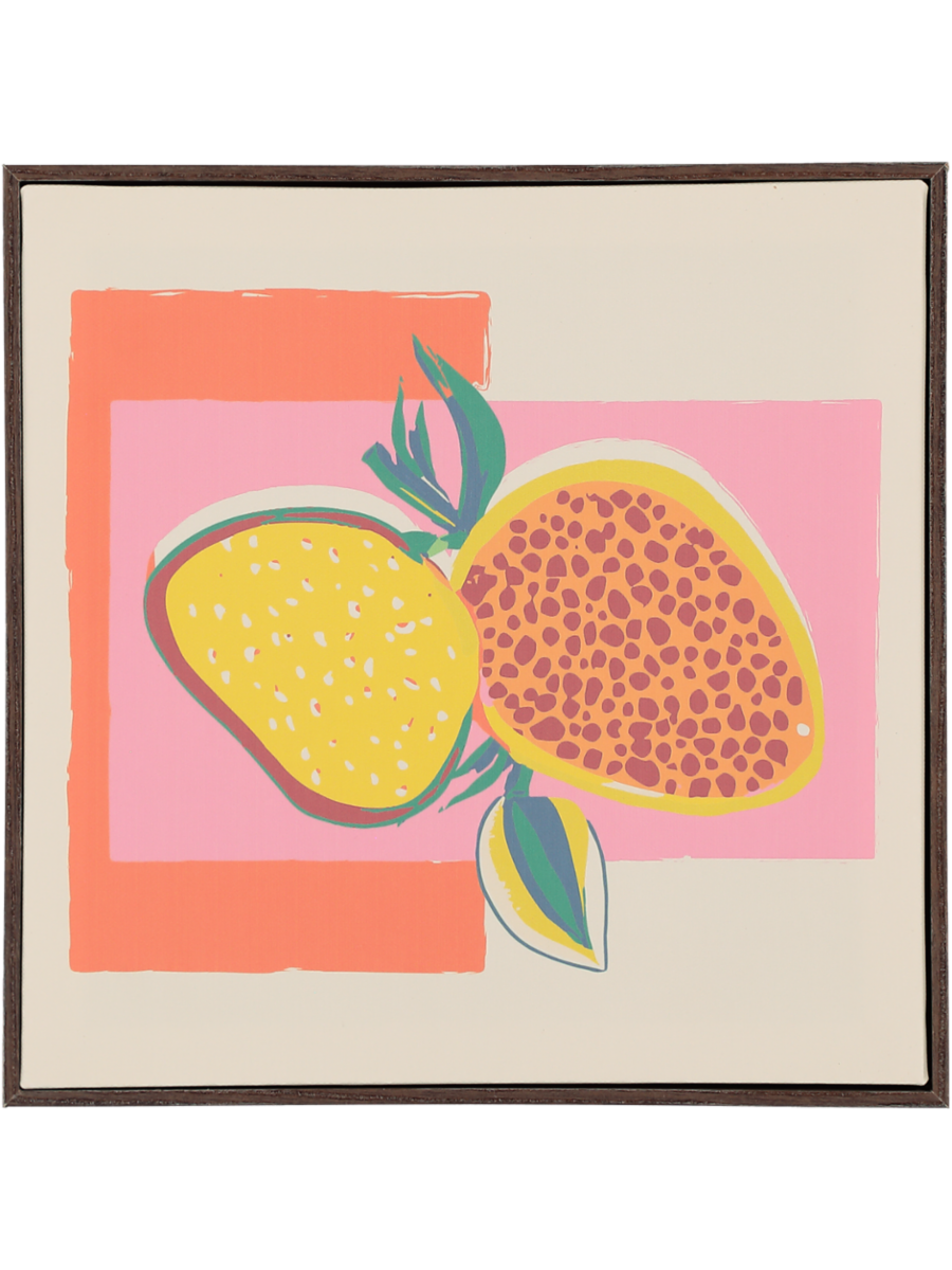 Fruit Print Canvas Art Wall