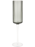 Ribbed Champagne Glass