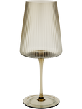 Ribbed Wine Glass