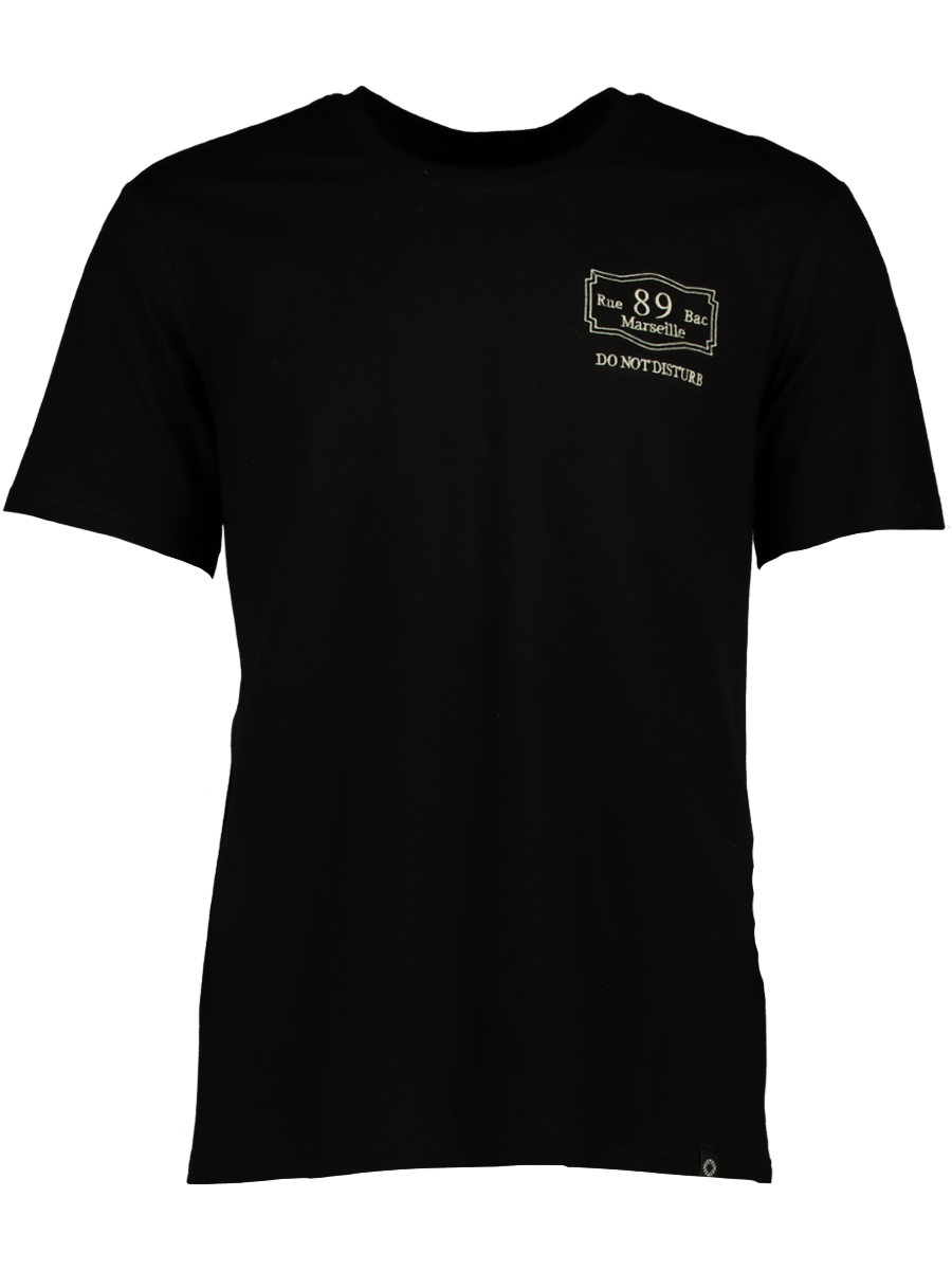 Black Embroidered Graphic T-Shirt - T-Shirts & Vests | PEP