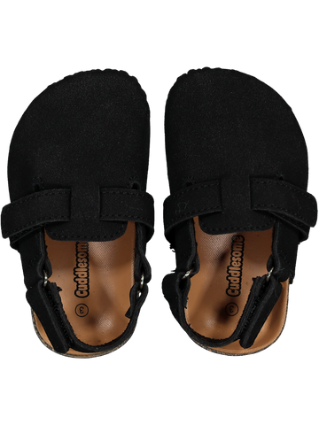Black Slingback Clogs